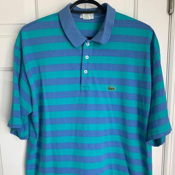 Lacoste Other - Vintage Lacoste Izod Men’s Large Striped polo shirt